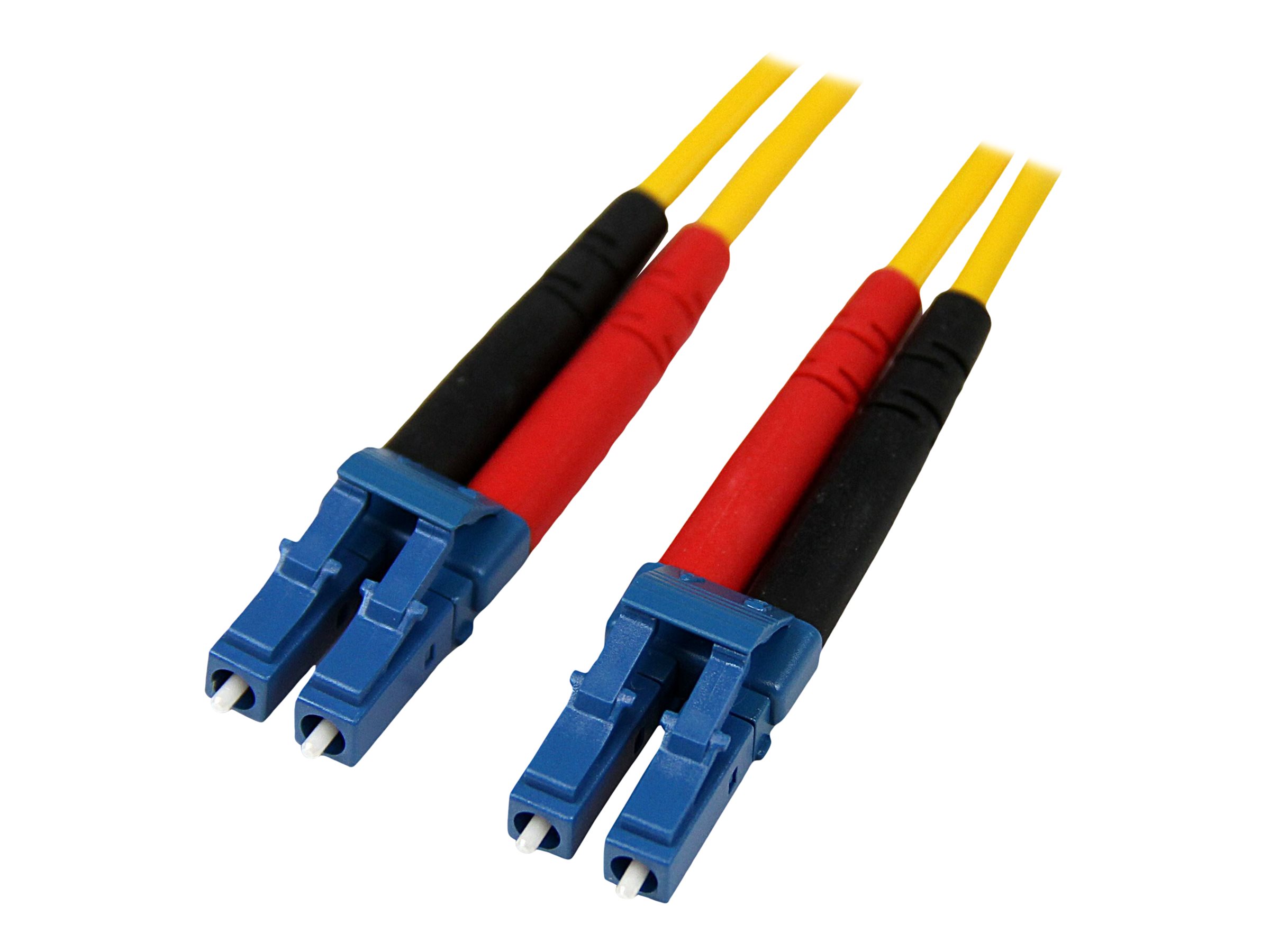 StarTech.com 1m Fiber Optic Cable - Single-Mode Duplex 9125 - LSZH - LCLC - OS1 - LC to LC Fiber Patch Cable (SMFIBLCLC1)