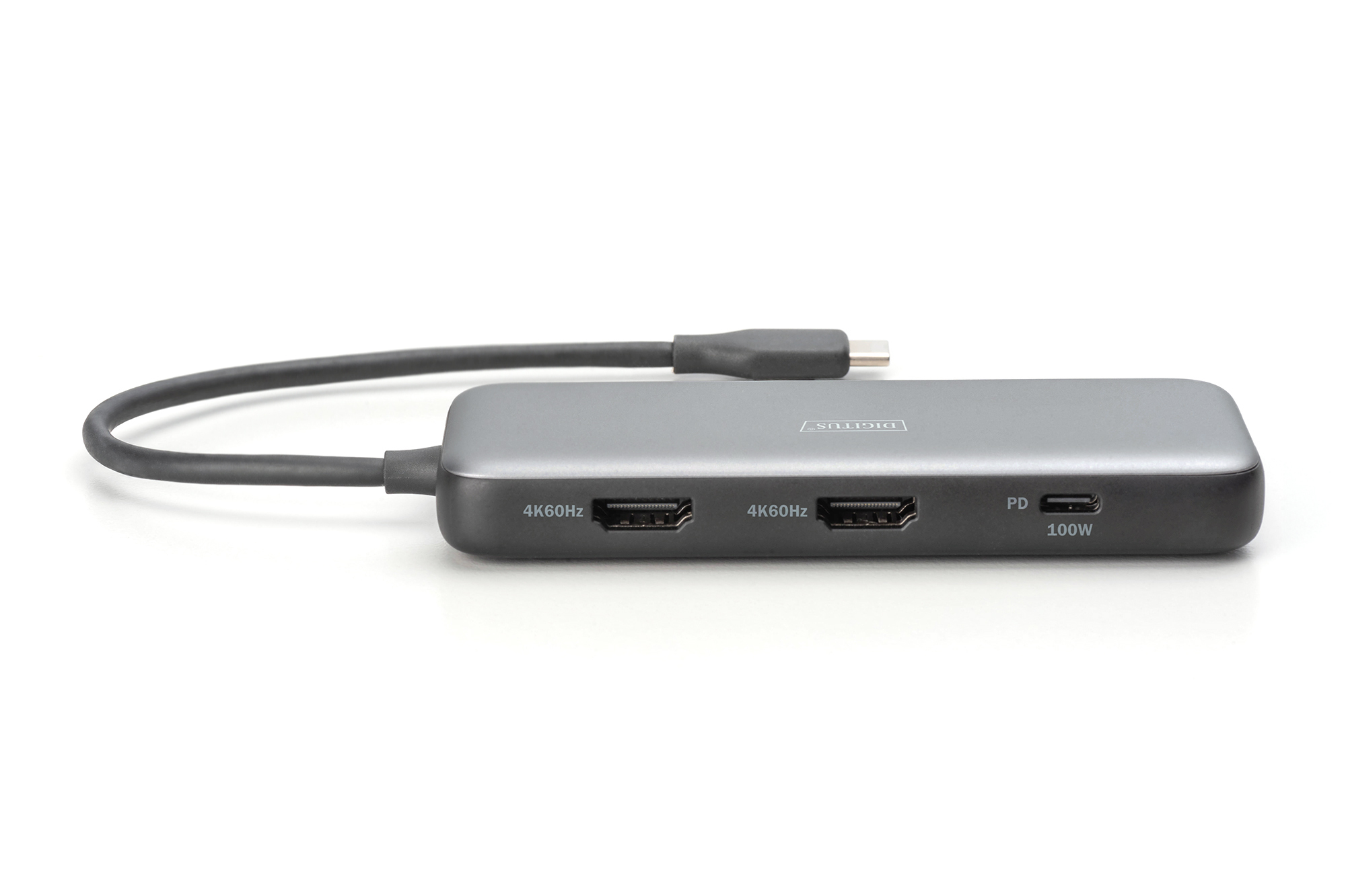 DIGITUS USB-C Docking Station 8-Port HDMI USB RJ45 SD, Ansicht 4