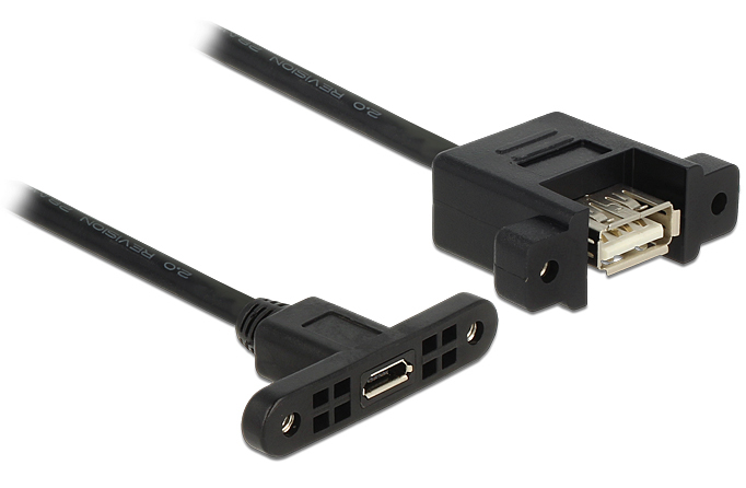 Delock USB-Adapter - Micro-USB Typ B (W) bis USB (W), Ansicht 3