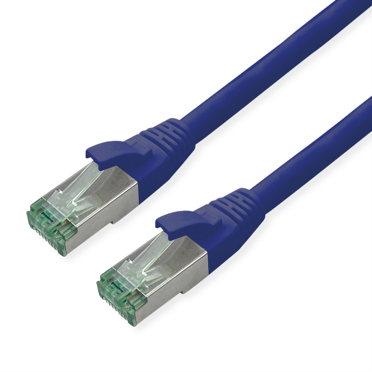 ROLINE RM Patchkabel Kat.6a S/Ftp PiMF blau - Kabel - Netzwerk