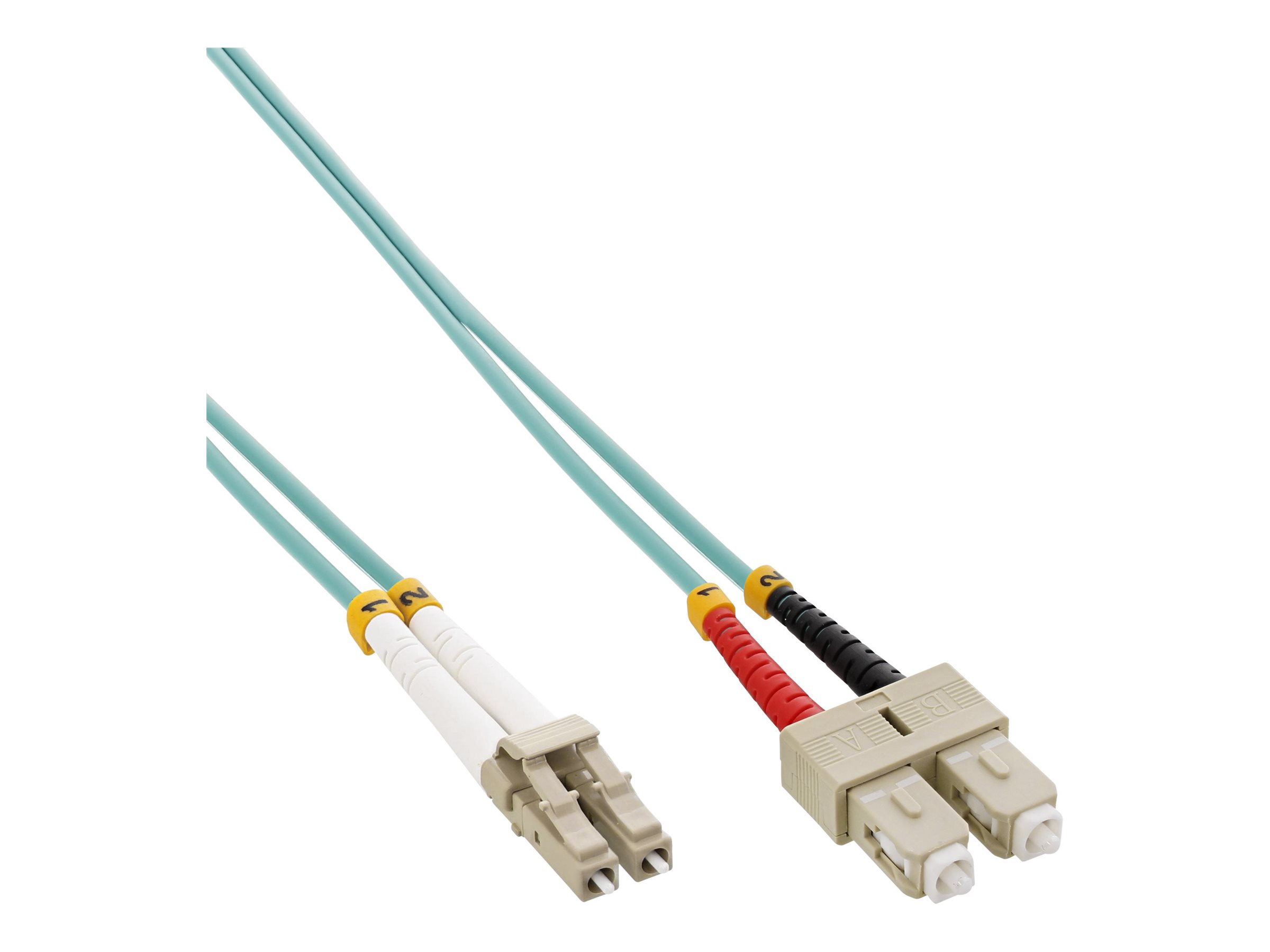 InLine LWL Duplex Kabel - LCSC - 50125µm - OM3 - 20m