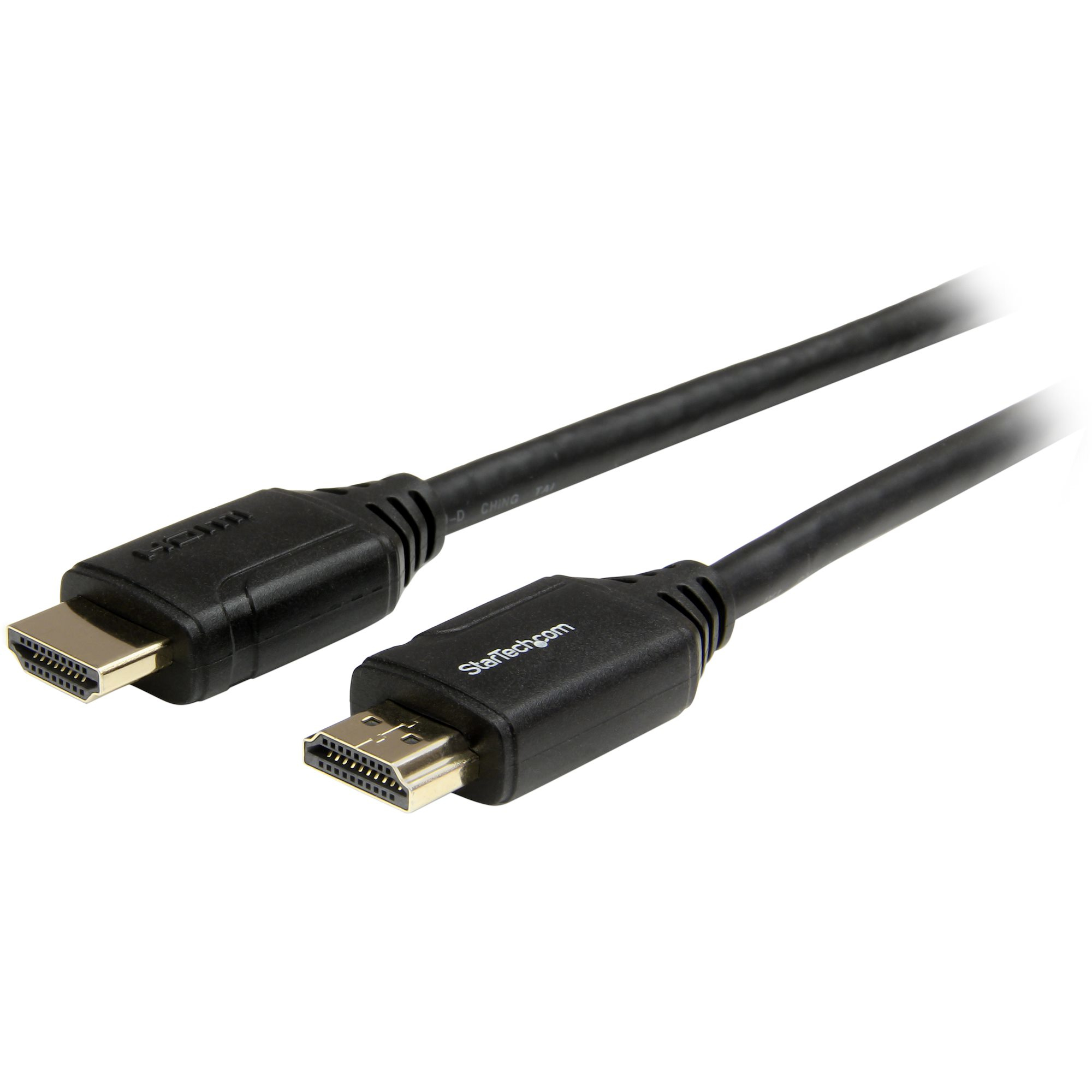 StarTech.com Premium High Speed HDMI Kabel mit Ethernet - 4K 60Hz - 1m, 1 m, HDMI Typ A (Standard), HDMI Typ A (Standard), Audio Return Channel (ARC), Schwarz