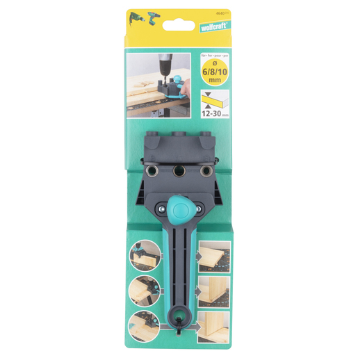 Wolfcraft 1 Meisterdübler - Montagewerkzeug - Schwarz - Türkis - Kunststoff - Stahl - 1,2 cm - 3 cm - Europa, Ansicht 2