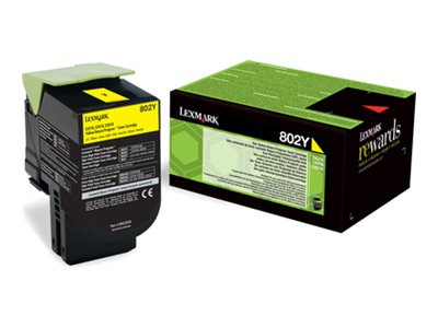 Lexmark 802Y - Gelb - original - Tonerpatrone LCCP LRP