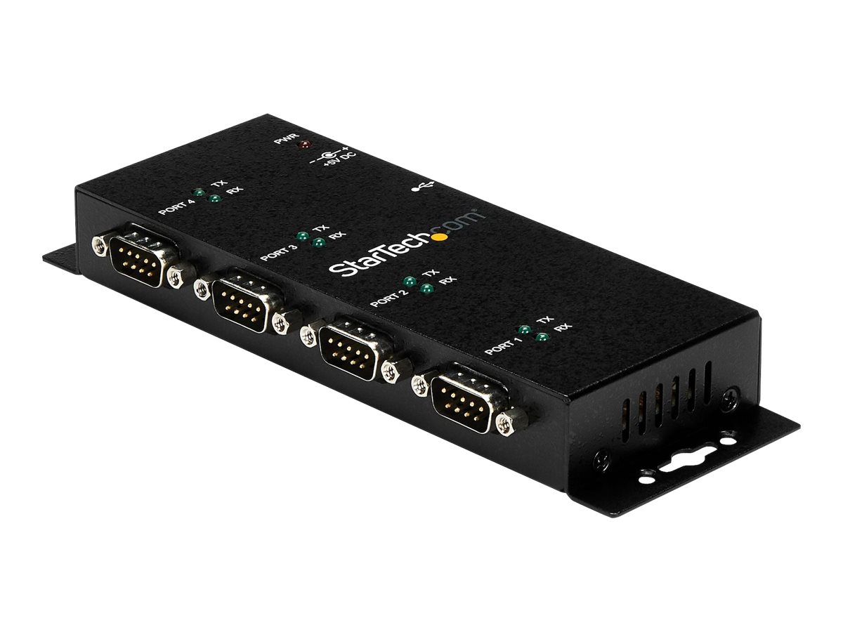 StarTech.com 4 Port USB auf Seriell RS232 Adapter Hub, Ansicht 2