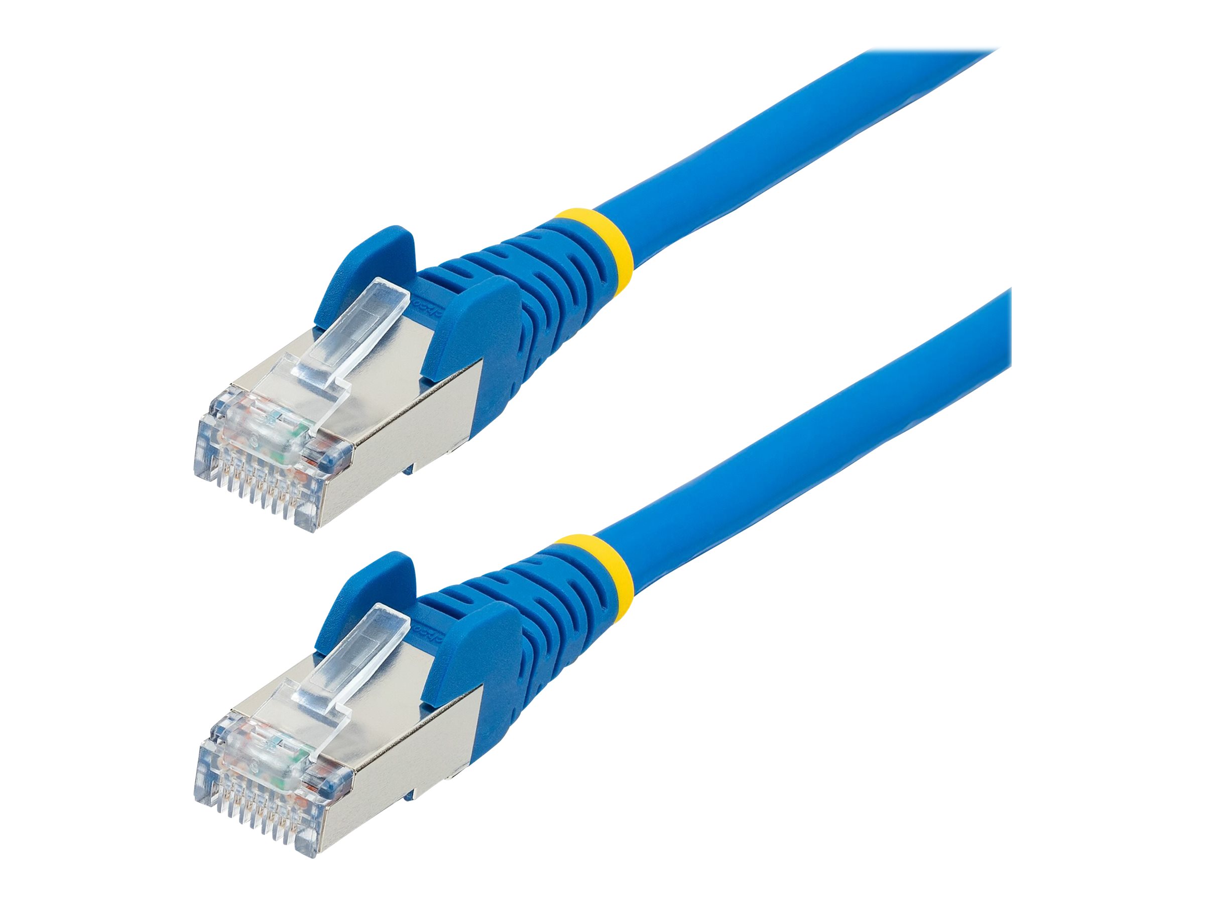 StarTech.com 5m CAT6a Ethernet Cable - Blue - Low Smoke Zero Halogen (LSZH) - 10GbE 500MHz 100W PoE++ Snagless RJ-45 w/Strain Reliefs S/FTP Network Patch Cord - Patch-Kabel - RJ-45 (M) zu RJ-45 (M)