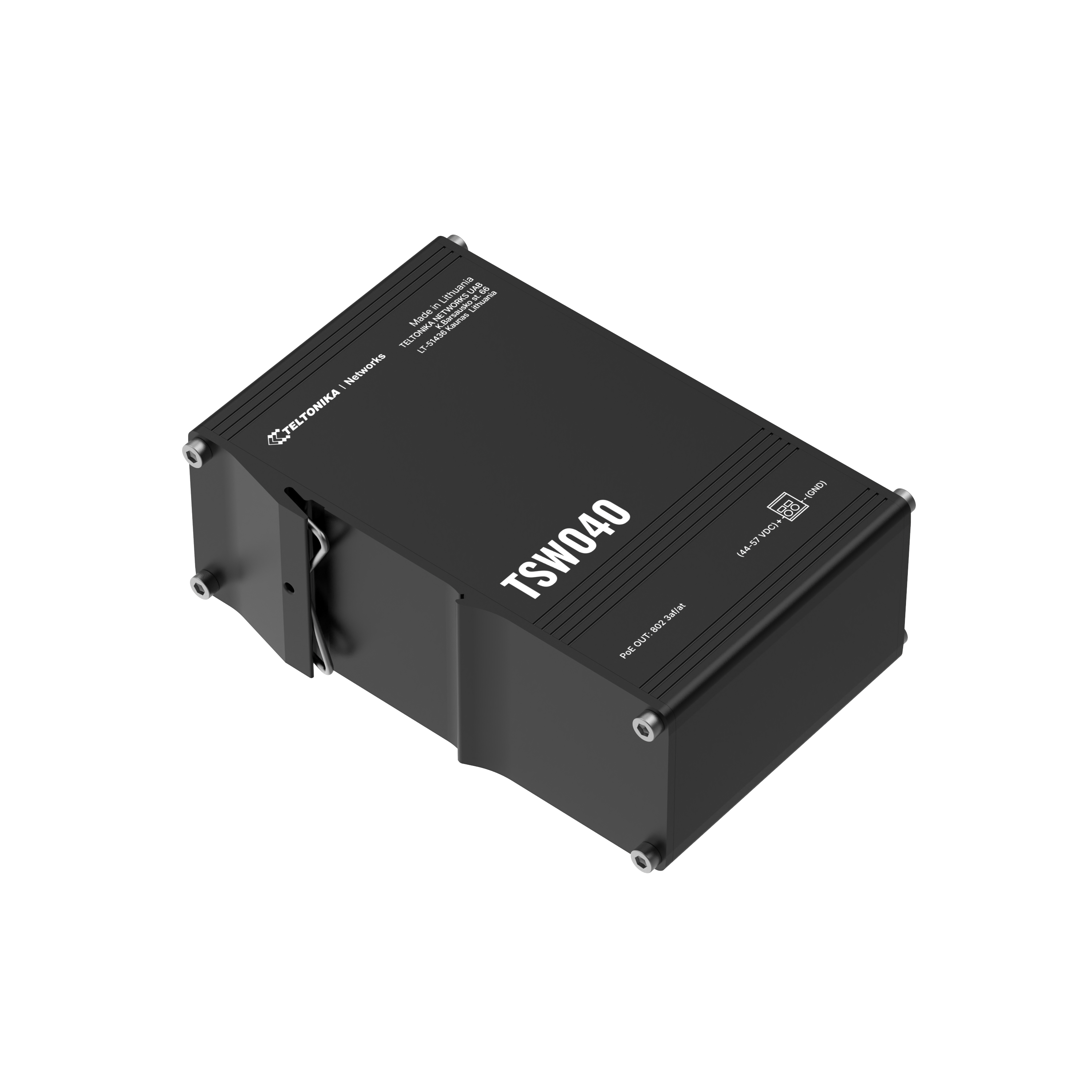 Teltonika TSW040 - Switch - managed - 8 x 10/100 (PoE+), Ansicht 3