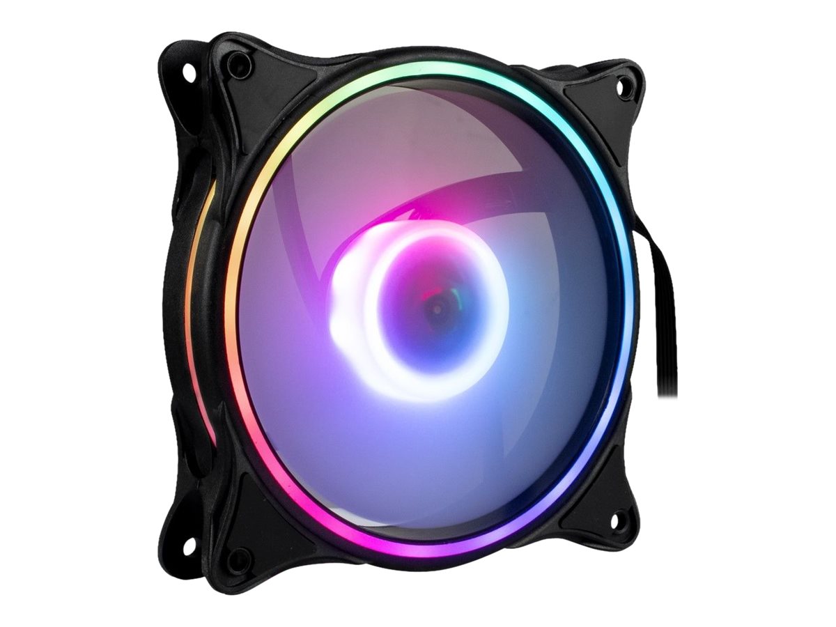 Inter-Tech Argus RGB-FAN SET RS-08 - Gehäuselüfter - 120