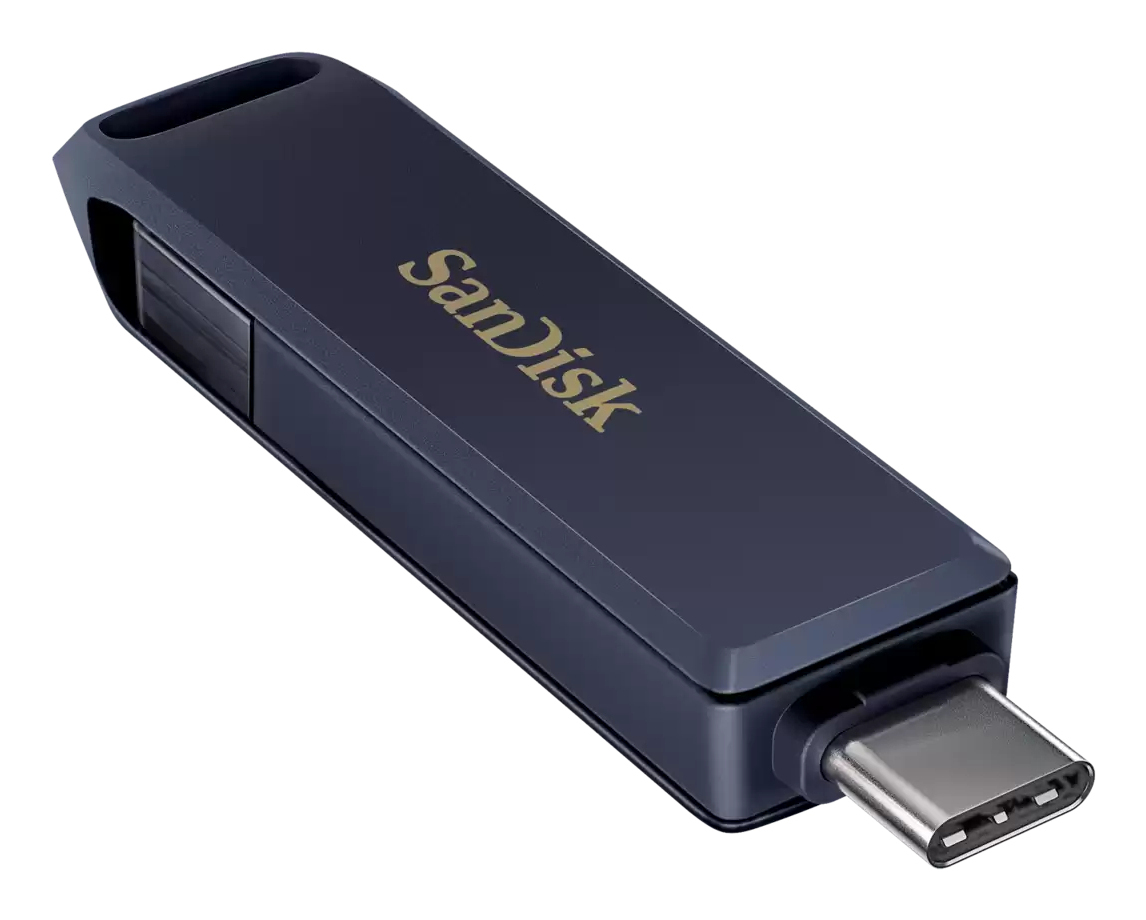 SanDisk iXpand Phone Drive 64GB USB-C Metal Sky - Flash-Speicher - unsortiert, Ansicht 2