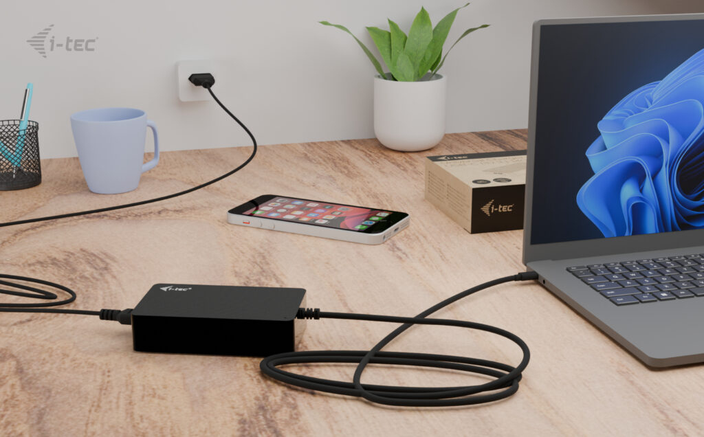 i-tec Universal Charger USB-C PD 3.1 140W 1x port 100W verfuegbare Spannungen 5 V, Ansicht 4