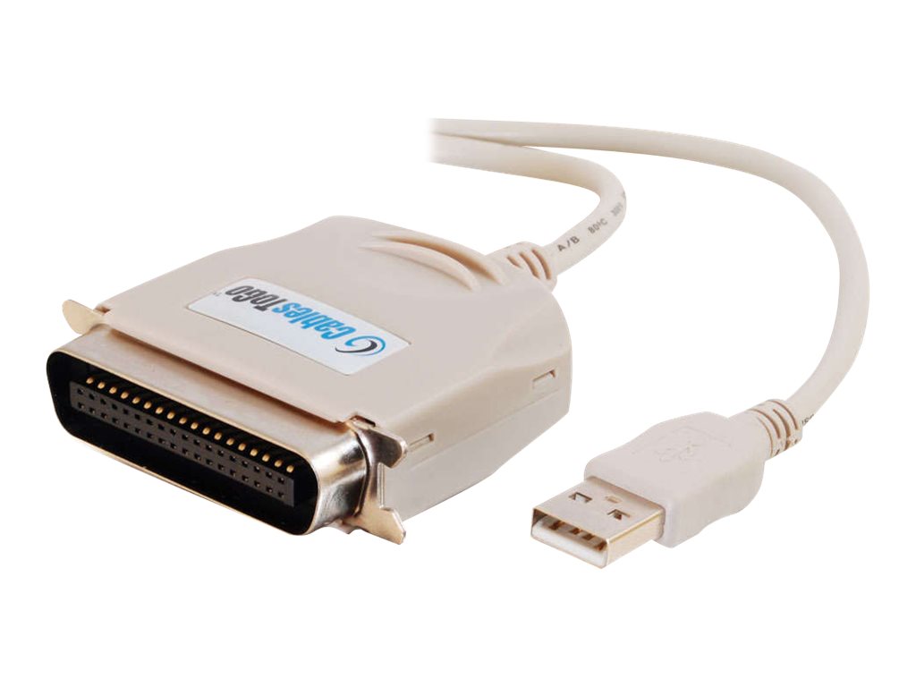 C2G USB to IEEE-1284 Printer Cable - Parallel-Adapter