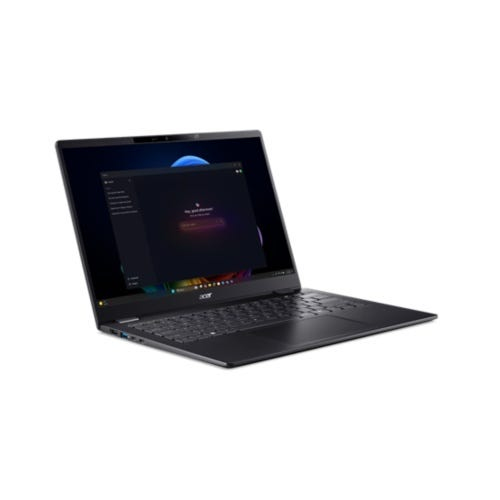 Acer TravelMate TMP614 - 14 Notebook - Core Ultra 5 35,6 cm - TL: Deutsch, QWERTZ, Ansicht 4