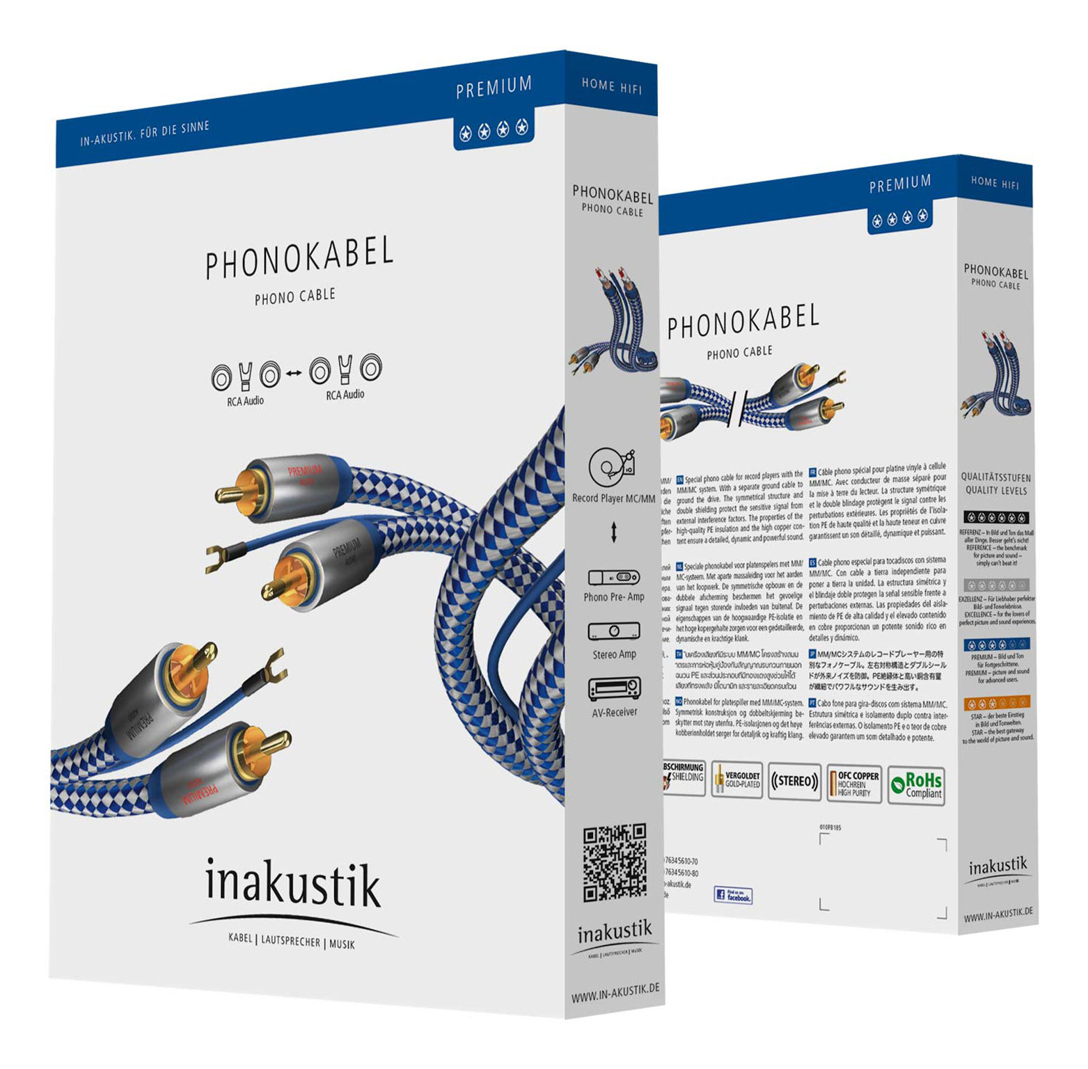 in-akustik Premium II Phono RCA 00405115 - Kabel - Audio/Multimedia, Ansicht 2