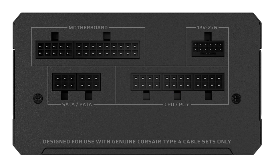 Corsair RMe Series RM750e - Netzteil (intern) - ATX 3.1 - 80 PLUS Gold - Wechselstrom 100-240 V - 750 Watt - Europa, Ansicht 4