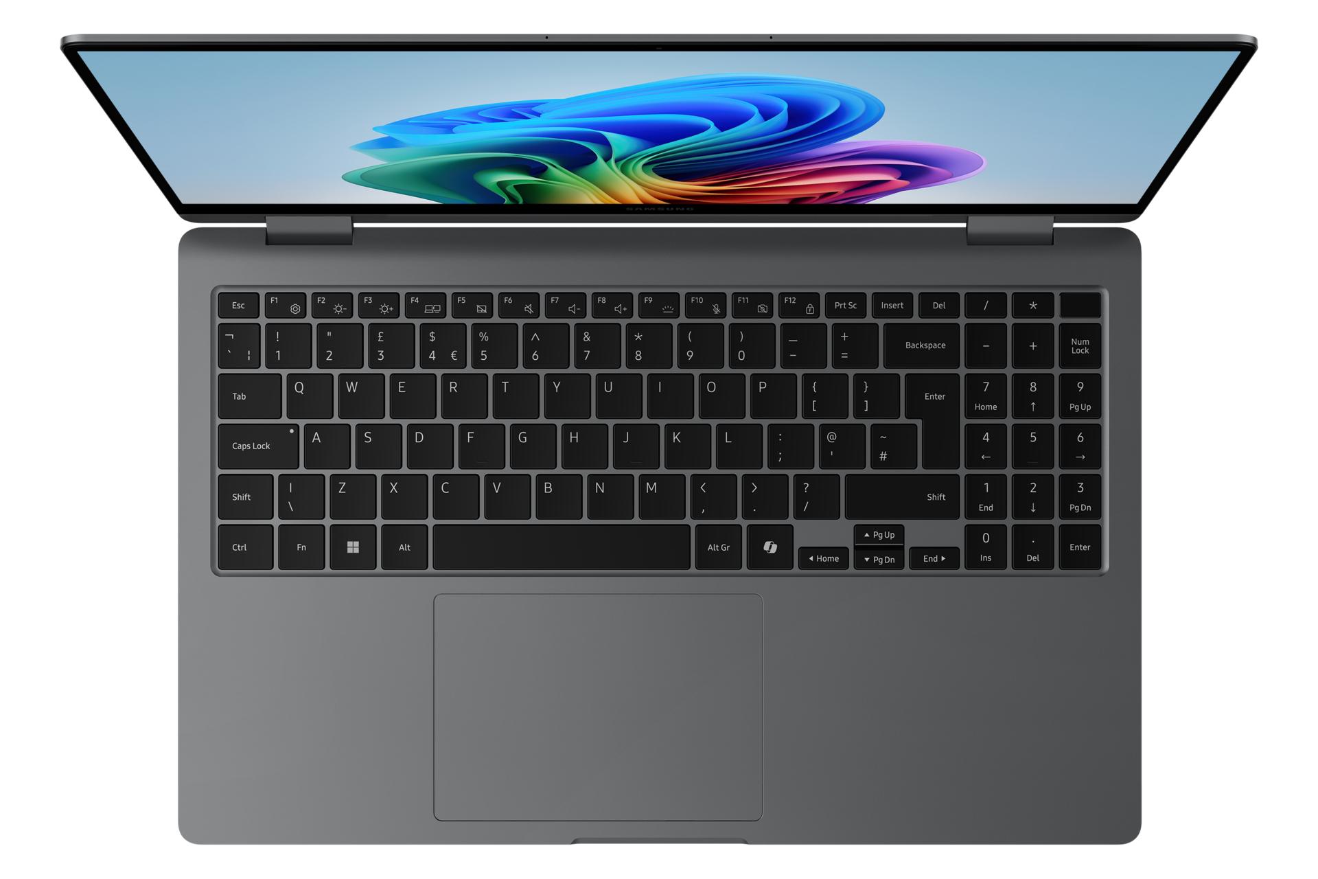 Samsung NP754Q Book5 360 15.6'' Ultra7 32GB+ 512GB Gray B2B - 512 GB - 32 GB - TL: Deutsch, QWERTZ, Ansicht 2