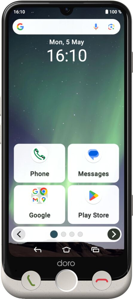 Doro Aurora A30 graphit+ Wireless Charging Station - Smartphone - 128 GB, Ansicht 3