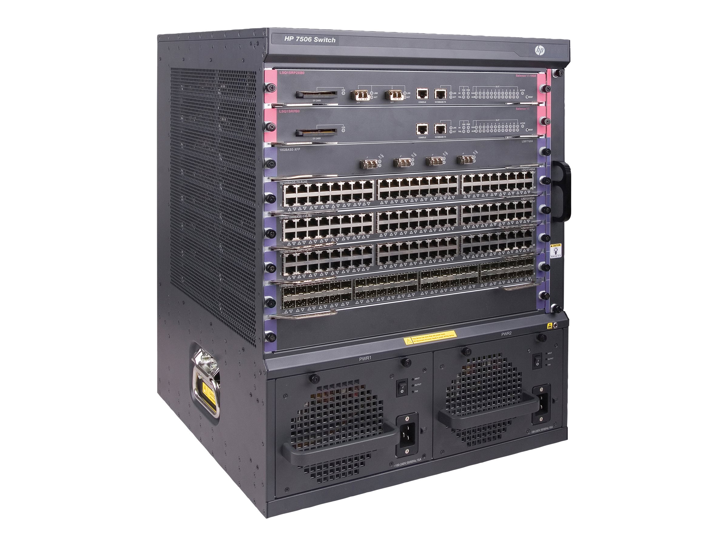 HPE FlexNetwork 7506 Chassis - Switch - L3 - managed