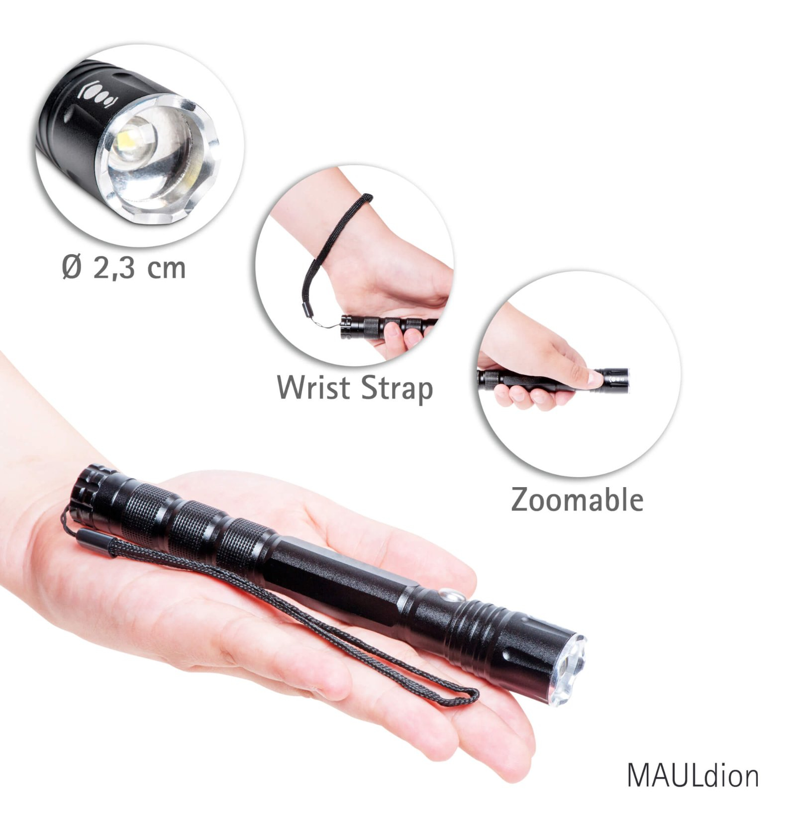 Jakob Maul GmbH MAUL 8186690 - Schwarz - 50 g - LED flashlight MAULdion, Ansicht 2