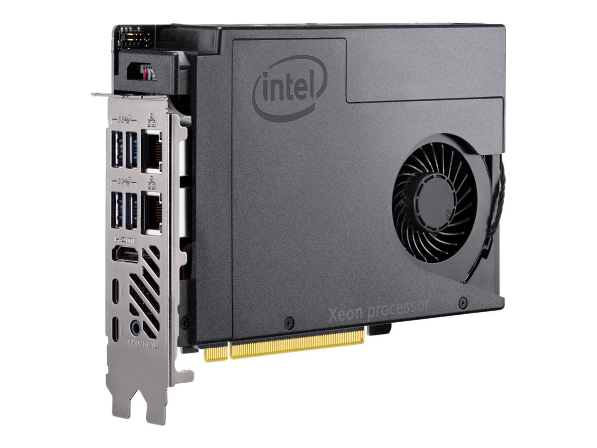 Intel Next Unit of Computing Kit 9 Pro Compute Element - NUC9V7QNB - Karte - Core i7 9850H / 2.6 GHz - RAM 0 GB - keine HDD - UHD Graphics 630 - GigE - WLAN: Bluetooth 5.0, 802.11a/b/g/n/ac/ax - Monitor: keiner