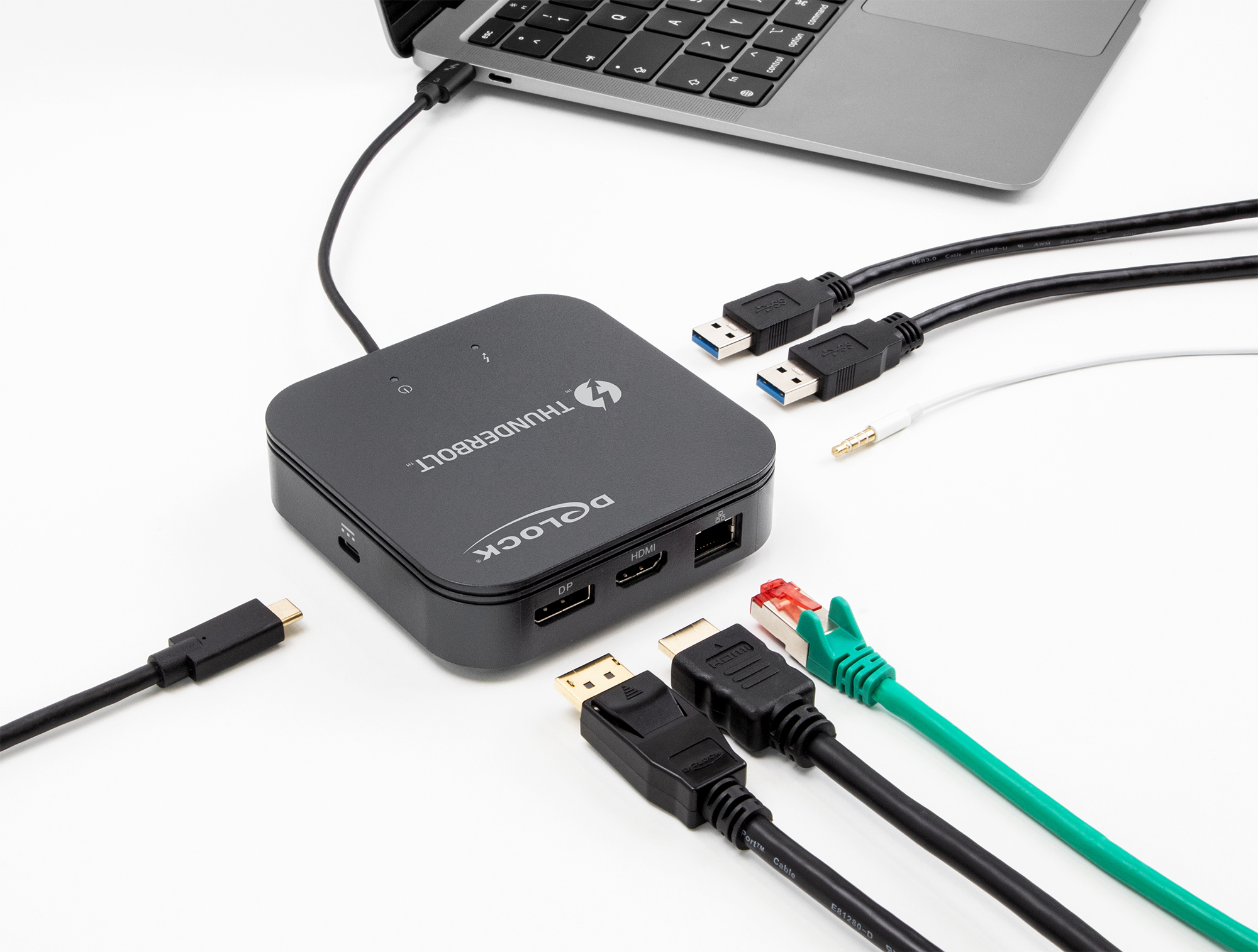 Delock Dockingstation - Thunderbolt 3 - HDMI, DP, Ansicht 3