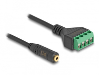 Delock Audio-Adapter - Mini-Stecker männlich zu 4-poliger Anschlussblock