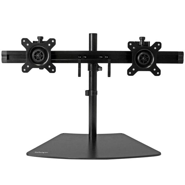 StarTech.com Dual-Monitorhalter, Freistehend, 8 kg, 61 cm (24&quot;), 100 x 100 mm, Höhenverstellung, Schwarz