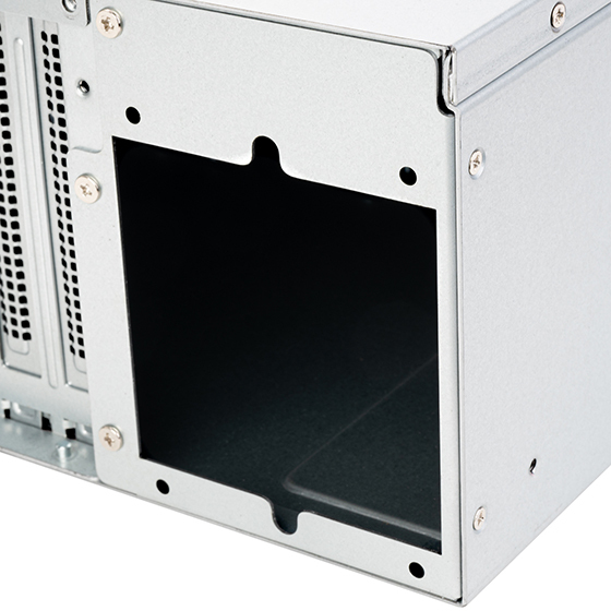 SilverStone RM31 Rackmount Server-Gehäuse Rack schwarz 3 Höheneinheiten - Server-Gehäuse - ATX, Ansicht 4