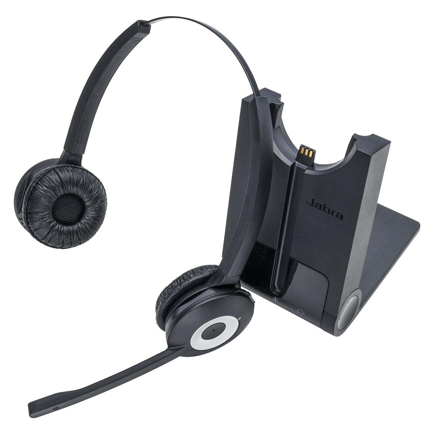 Jabra Pro 920 Duo, Kabellos, Büro/Callcenter, 180 - 7000 Hz, Kopfhörer, Schwarz