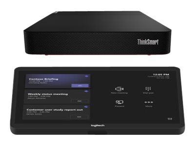 Logitech Room Solutions with Lenovo PC for Microsoft Teams include everything you need to build out a conference rooms with one or two displays. The 'Base' bundle comes pre-configured with a Microsoft-approved Lenovo ThinkSmart Core i5 PC, Windows 10...