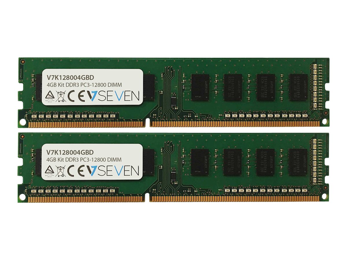 V7 - DDR3 - Kit - 4 GB: 2 x 2 GB - DIMM 240-PIN - 1600 MHz / PC3-12800