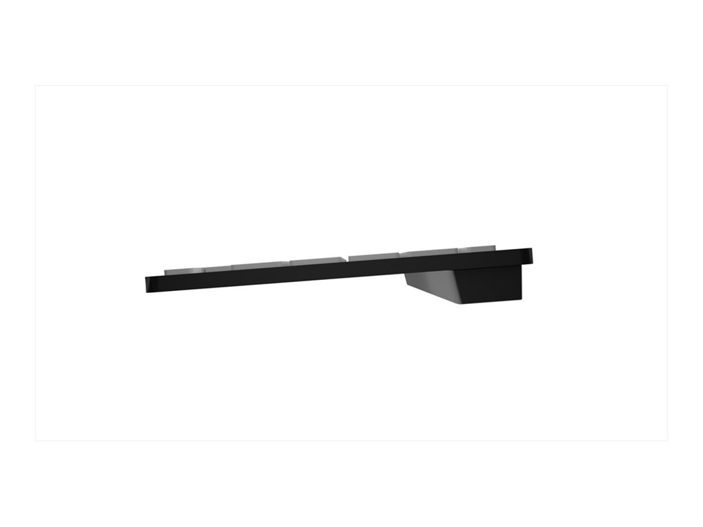 Logickeyboard LKB-LPBY-BTON-DE - Mini - Kabellos - Bluetooth - Schwarz - Gelb - TL: Deutsch, QWERTZ, Ansicht 3