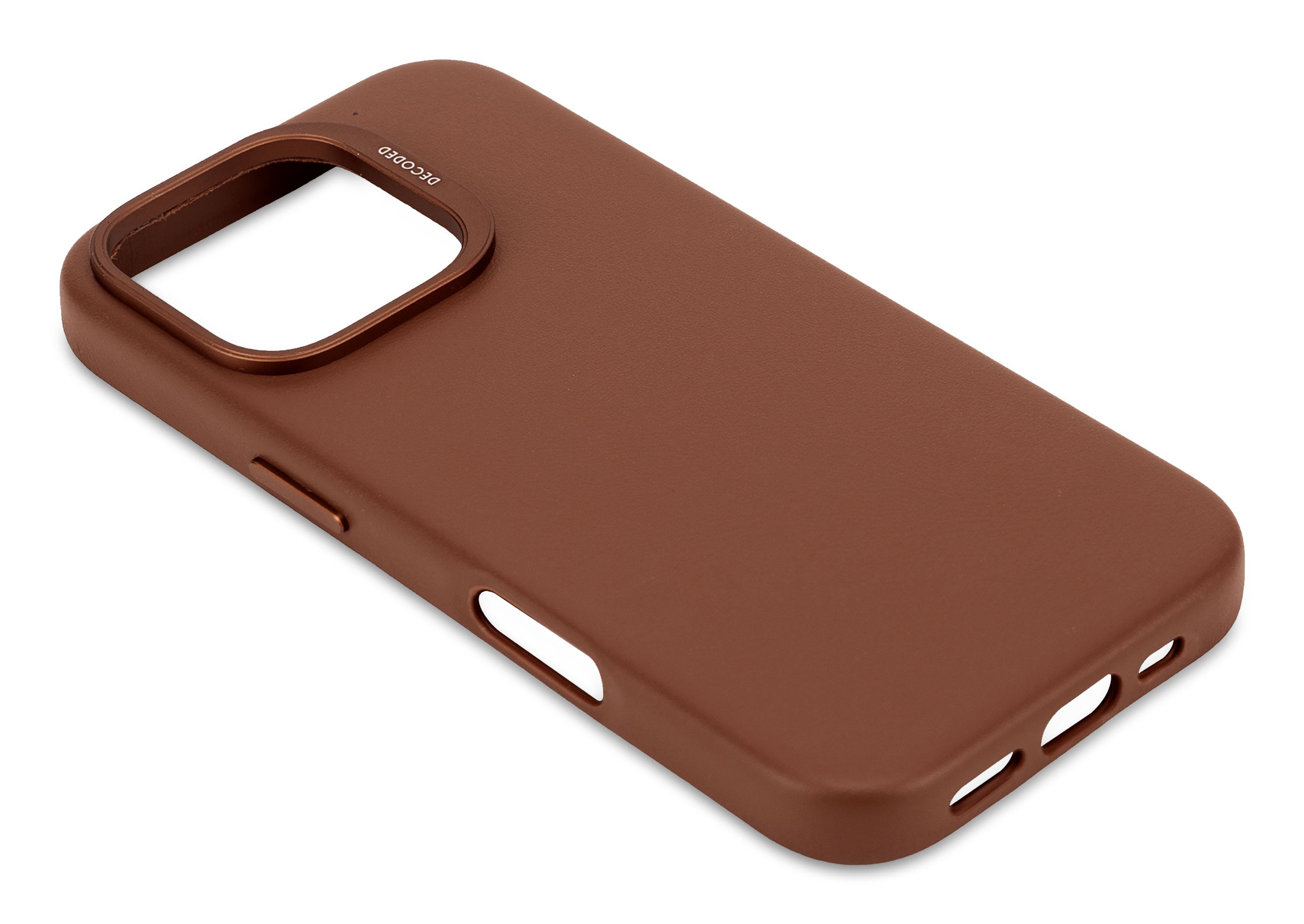 Decoded Leather Backcover iPhone 16 Pro Tan, Ansicht 4