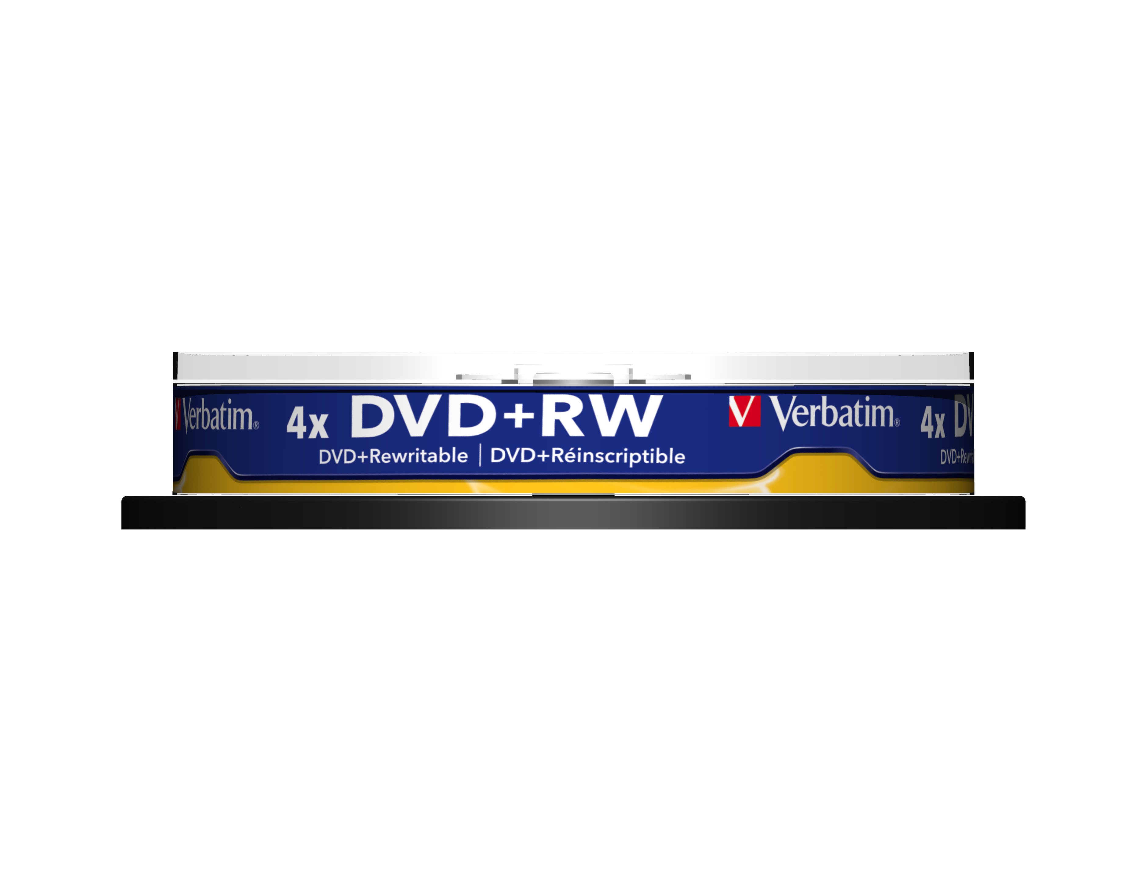 Verbatim 10 x DVD+RW - 4.7 GB (120 Min.) 4x, Ansicht 3