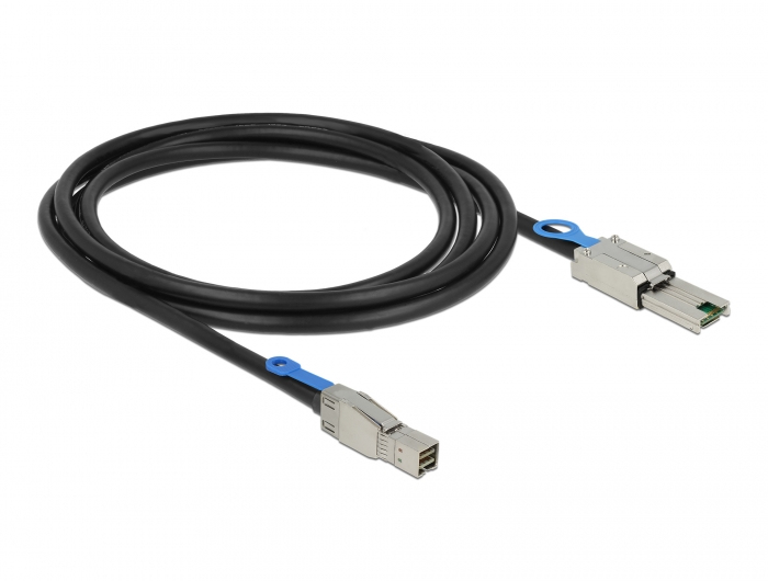 Delock Externes SAS-Kabel - SAS 6Gbit/s - 4x Shielded Mini MultiLane SAS (SFF-8088), Ansicht 2