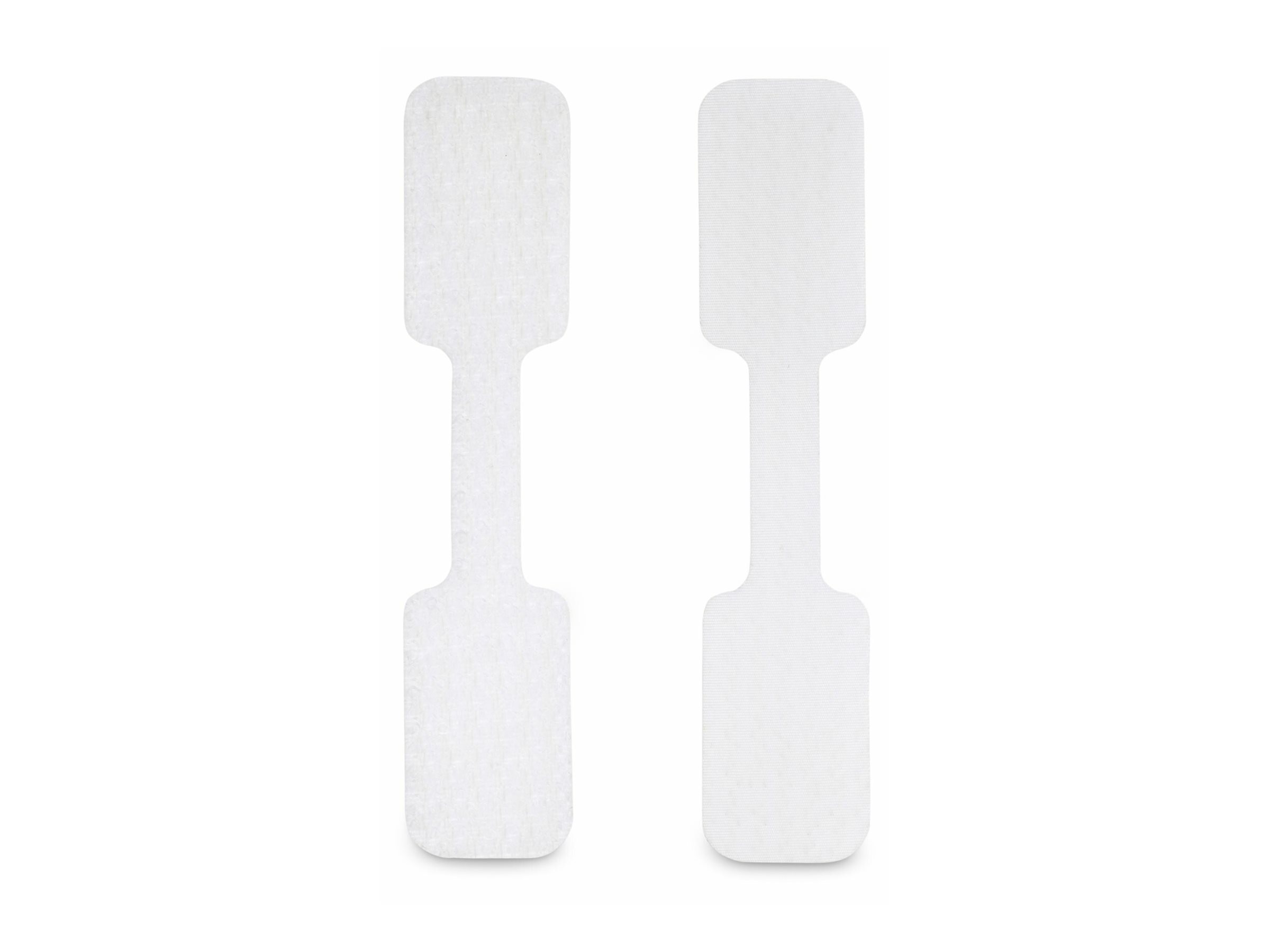 StarTech.com 9 cm Kabelschilder, 100 Stück, Weiß, Klettverschluss - Kabel-Kennzeichnungsetiketten - Klettbandbefestigung, beschreibbar - 9 cm - weiß (Packung mit 100)