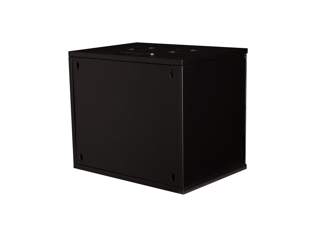 ROLINE 19 Zoll Wandgehäuse Basic 9 HE 540x400 BxT Bausatz schwarz - Wandgehäuse, Ansicht 3