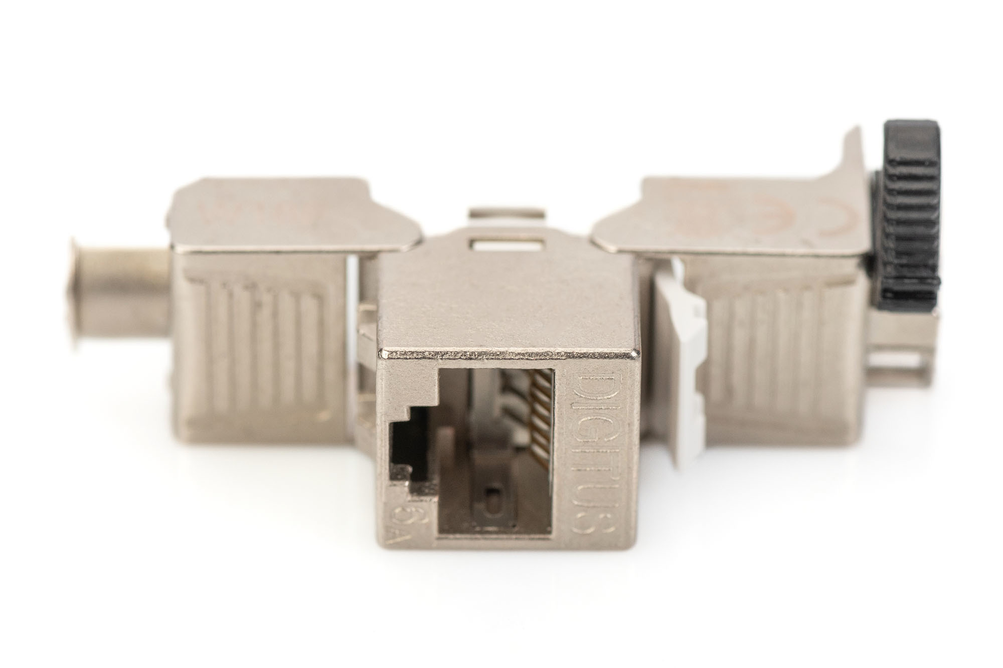 DIGITUS CAT 6A Keystone Modul, geschirmt mit intelligentem Kabelmanager, Set (24 Stück), Ansicht 3