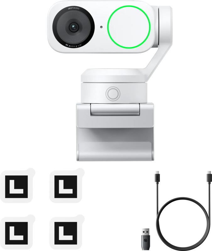 Insta360 Link2 Webcam Arctic White Link 2, Ansicht 2