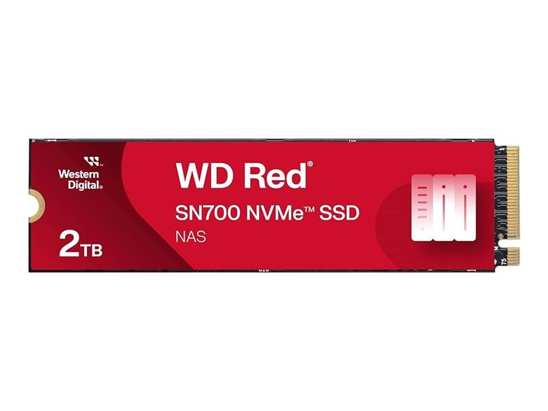 WD Red SN700 - SSD - 2 TB - intern - M.2 2280 - PCIe (NVMe)