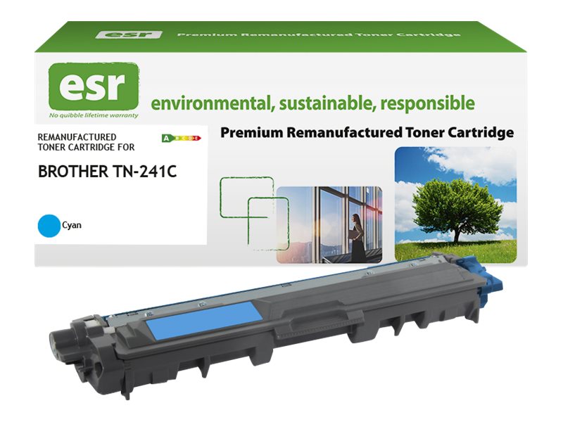 ESR Cyan - kompatibel - Karton - Tonerpatrone (Alternative zu: Brother TN242C)