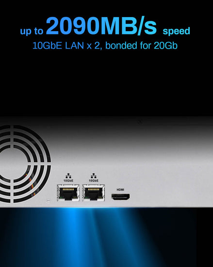 TerraMaster U12-500 Plus 12bay NAS 10Core DDR5 Diskl - NAS - SATA, Ansicht 4