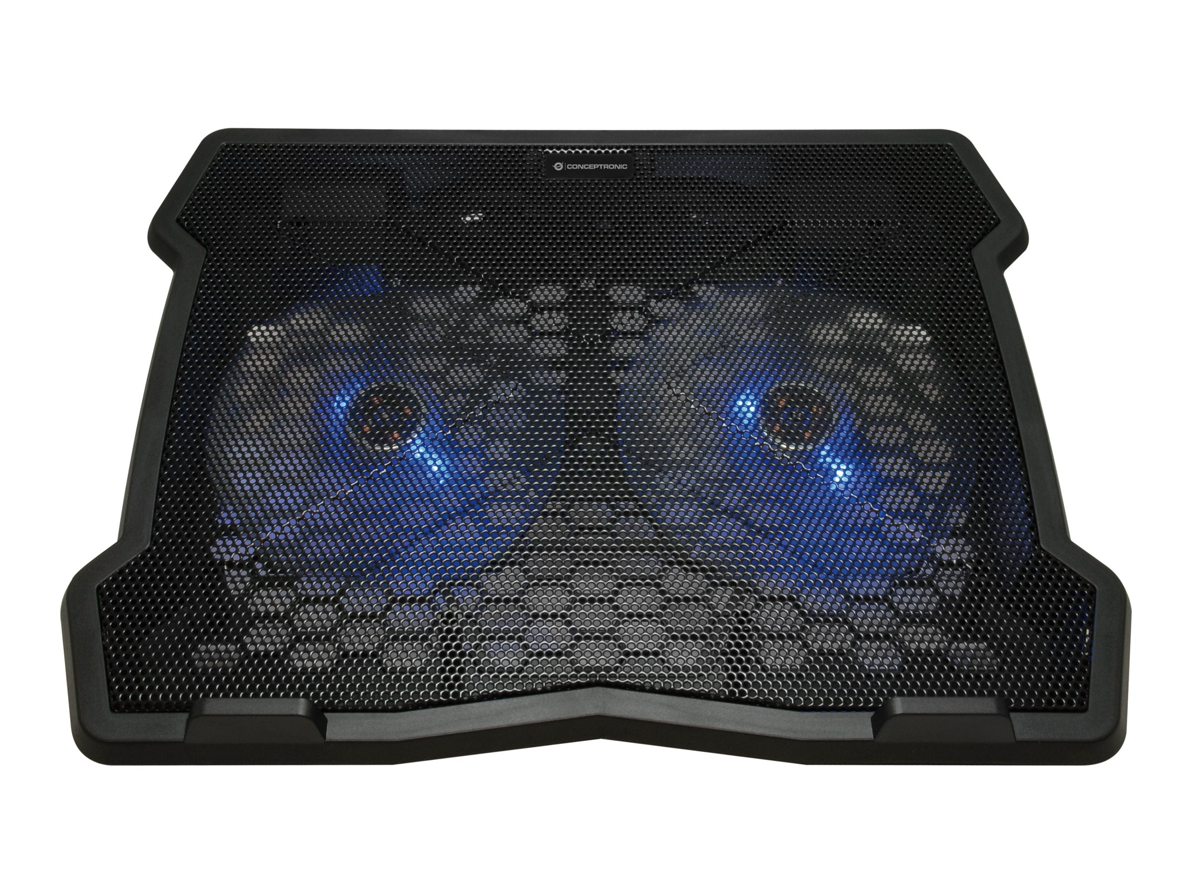 Conceptronic 2-Fan Cooling Pad (15.6 Zoll), schwarz     THANA06B