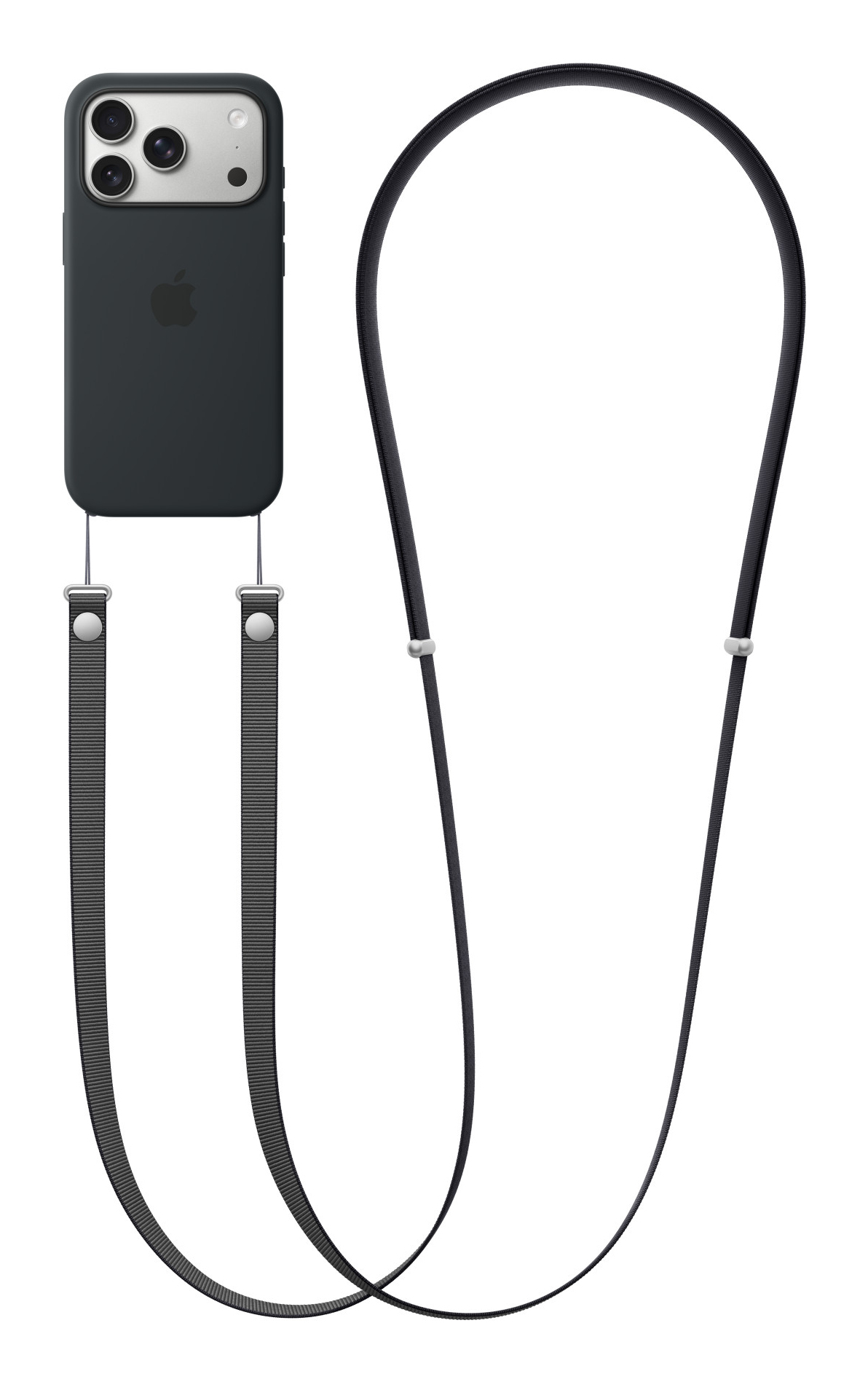 Apple Schultergurt für Handy - Schwarz, Ansicht 3