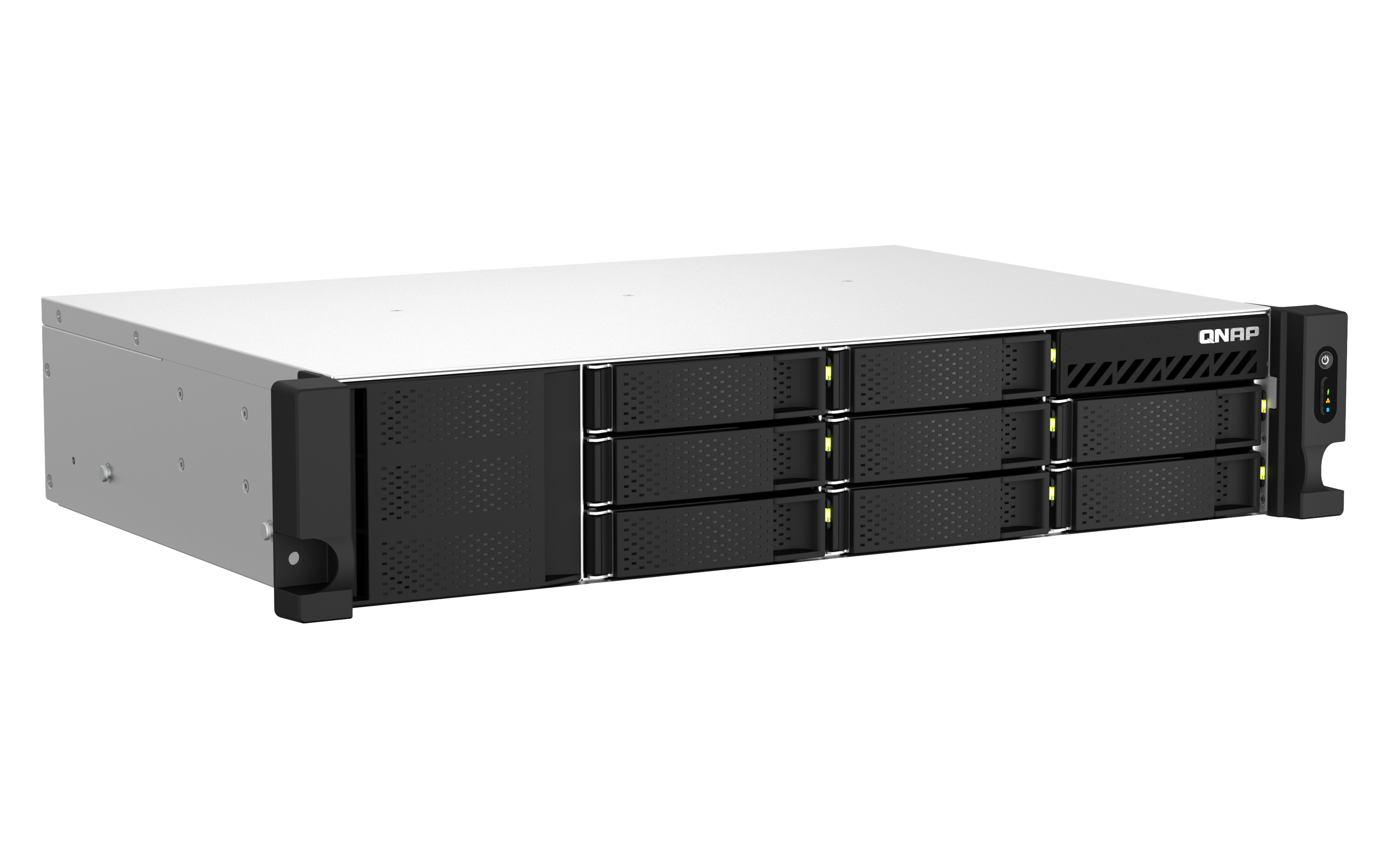 QNAP TS-864eU - NAS-Server - 8 Schächte - Rack, Ansicht 2