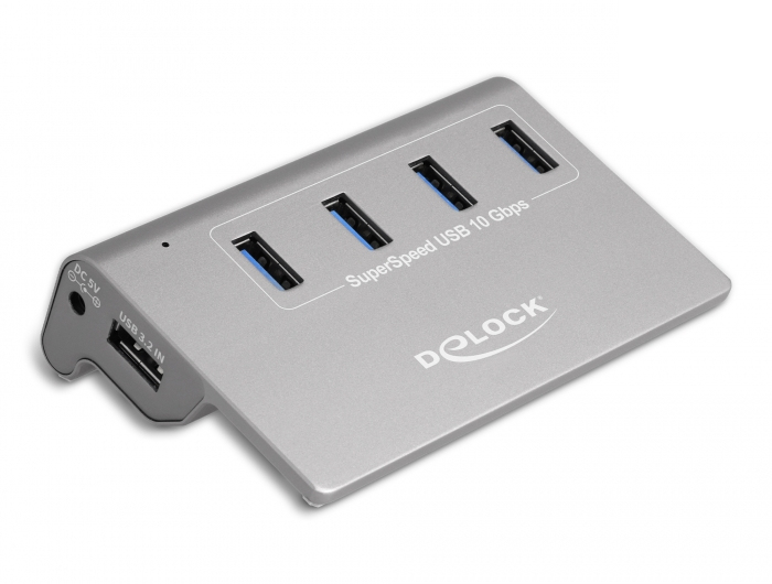 Delock Hub - 4 x USB 3.2 Gen 2 - Desktop, Ansicht 2