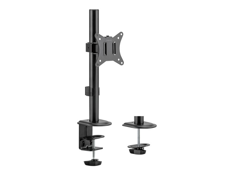 LogiLink Befestigungskit (Monitorhalterung) - für LCD-Display - 9 kg max., tilt, swivel & rotate, arm length: 65 mm - Stahl, Kunststoff - Schwarz - Bildschirmgröße: 43.2-81.3 cm (17"-32")