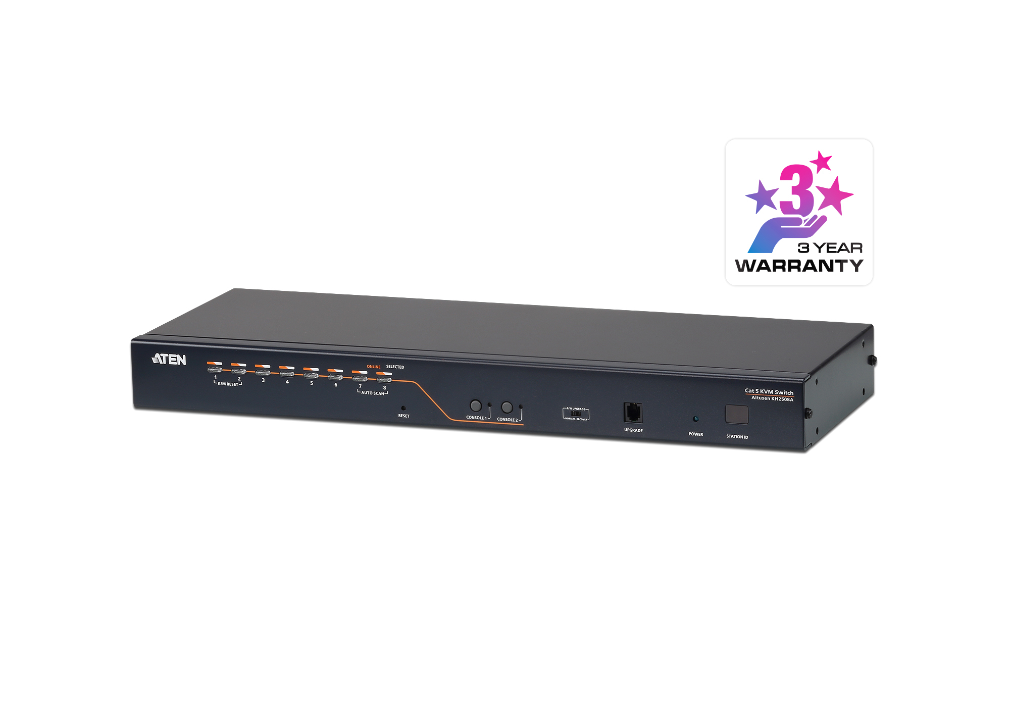 ATEN ALTUSEN KH2508A - KVM-Switch - CAT5 - 8 x KVM port(s), Ansicht 3