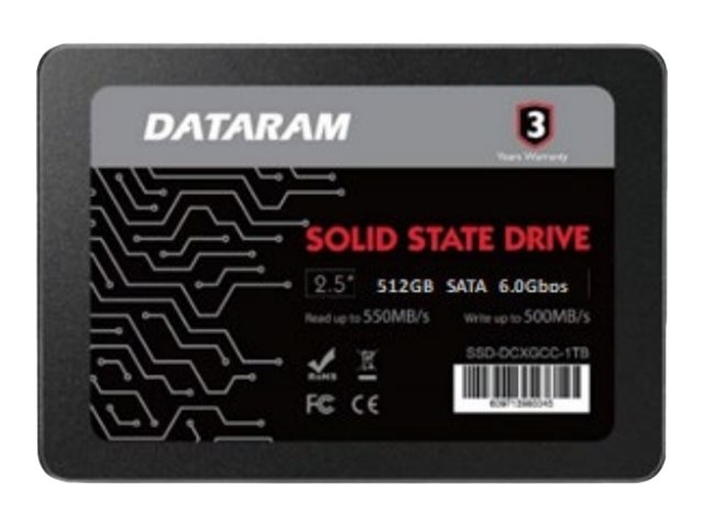 DATARAM SSD-DCXGCC - 256 GB SSD - intern - 2.5" 6.4 cm (SSD-DCXGCC-256G)