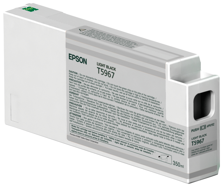 Epson Singlepack Light Black T596700 UltraChrome HDR, 350 ml, Tinte auf Pigmentbasis, 350 ml, 1 Stück(e)