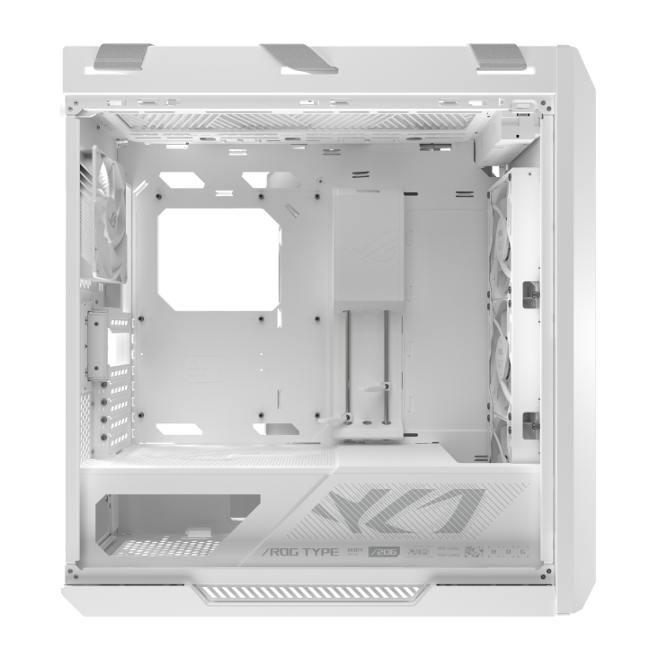 ASUS ROG Strix Helios II - White Edition - mid tower - E-ATX - Seitenteil mit Fenster (gehärtetes Glas), Ansicht 2